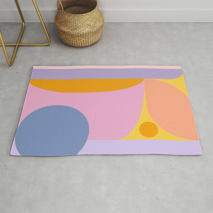 Pink and Lavender 01 Rug