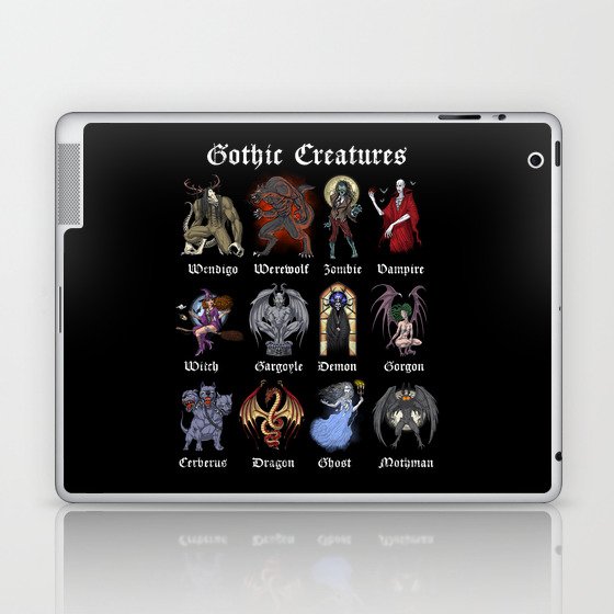Gothic Mythical Creatures Laptop & iPad Skin
