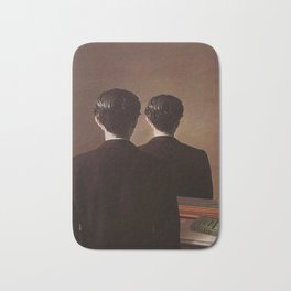 Not to be Reproduced Rene Magritte  Bath Mat | Renemagritteapple, Surrealist, Lovers, Renemagrittefacts, Surrealism, Thesonofman, Rene, Curated, Artist, Thelovers 