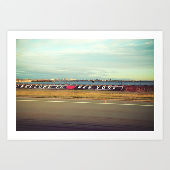 Welcome To NY Art Print