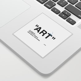 "ART" Sticker