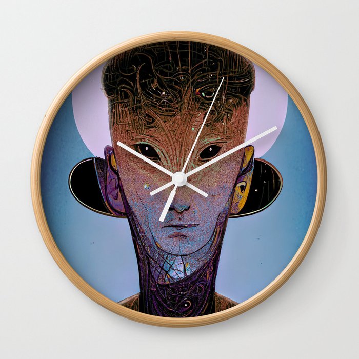 ELX-001 - Ancient Alien Humanoid Wall Clock