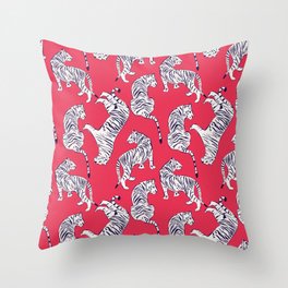 Tiger Pattern 004 Throw Pillow