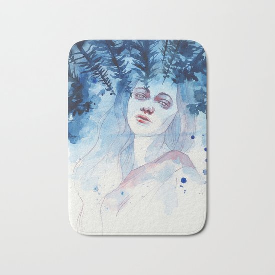 Underneath the moonlight Bath Mat