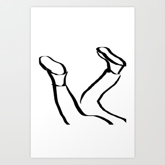 Headless Art Print