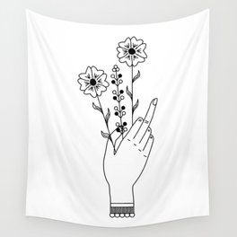 Middle Finger Wall Tapestry