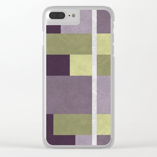 Geometric Marble 05 (abstract) Clear iPhone Case