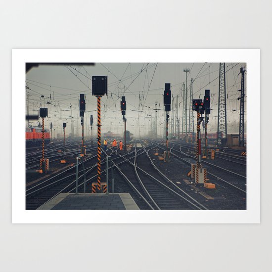trainyard Art Print