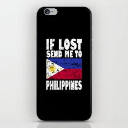 Philippines Flag Saying iPhone Skin