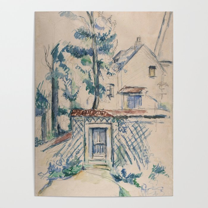 Paul Cézanne Entrée de Jardin Poster