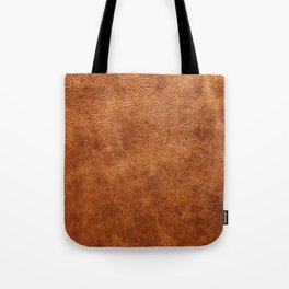 Brown vintage faux leather background Tote Bag