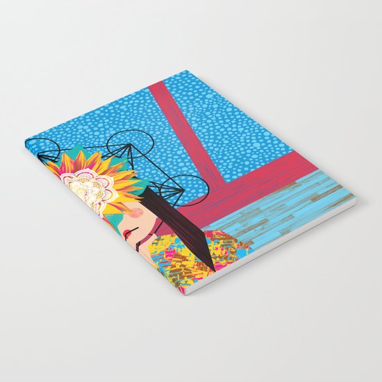Sunflower Girl Notebook