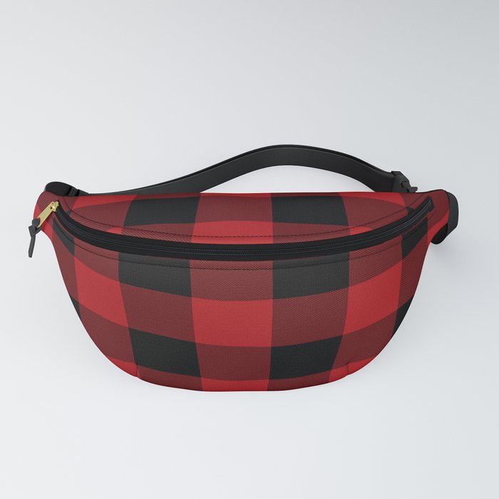 Red checkered sale fanny pack