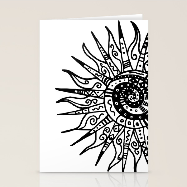 Sun Doodle Black And White Drawing Stationery Cards By Lebensart Society6 The best selection of royalty free sun doodle vector art, graphics and stock illustrations. sun doodle black and white drawing stationery cards by lebensart