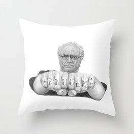 Knugen - King of Sweden Throw Pillow