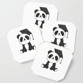 Kids Kindergarten Nailed It Panda Graduation Coaster