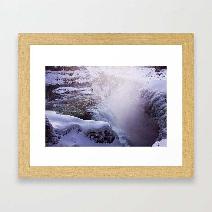 Magic waterfall Framed Art Print