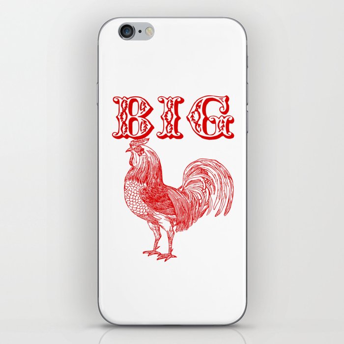 Big Red Rooster Humorous Print iPhone Skin