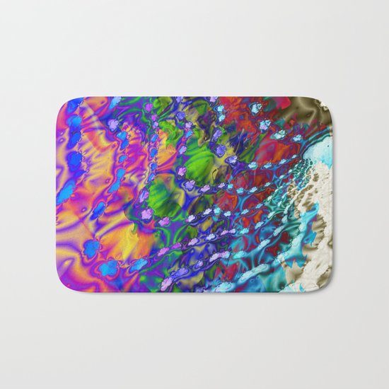 golden october autumn colors Bath Mat