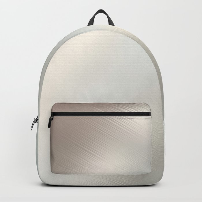 Polished silver metal texture Backpack