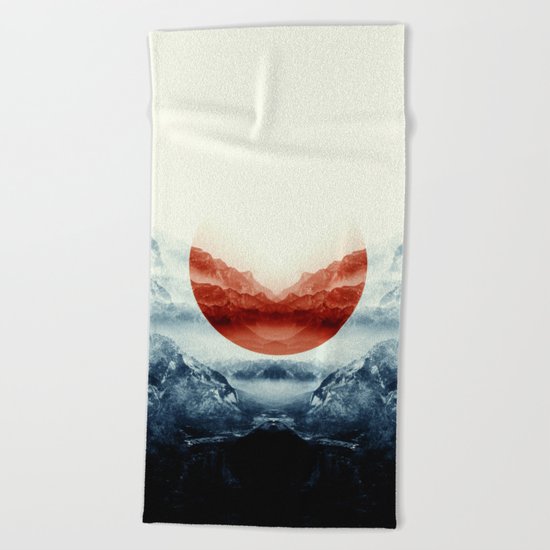 Why down the hole Beach Towel