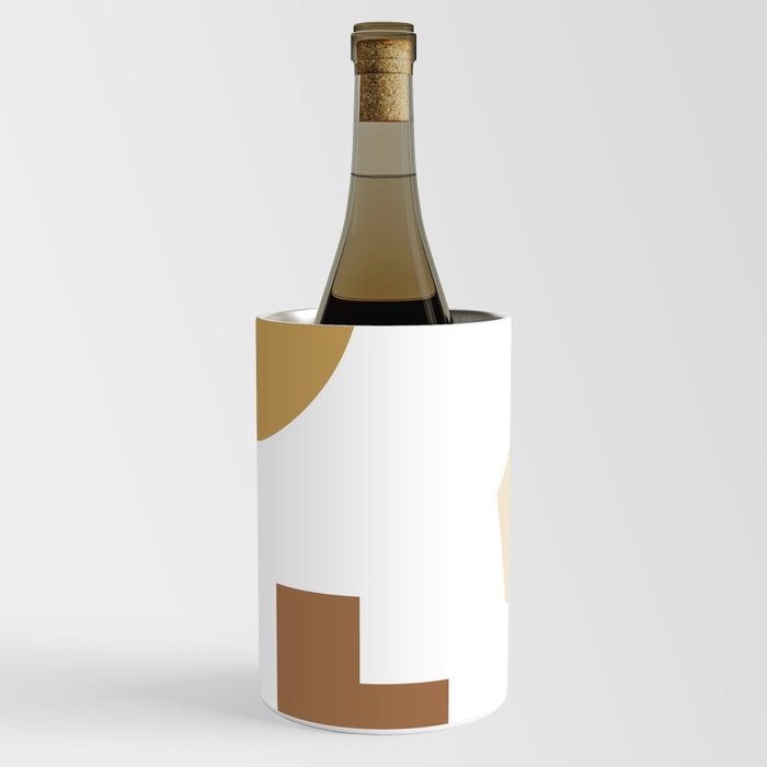 Abstract Design Print Composition 18, Modern Art V1 Wine Chiller