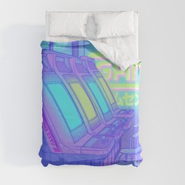 Midnight Arcade Duvet Cover