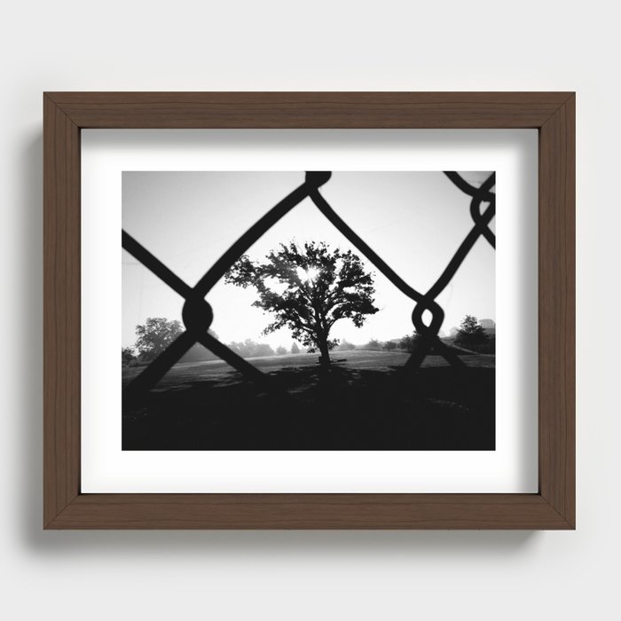old photos, old me Recessed Framed Print