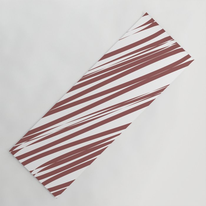  Guava stripes background Yoga Mat