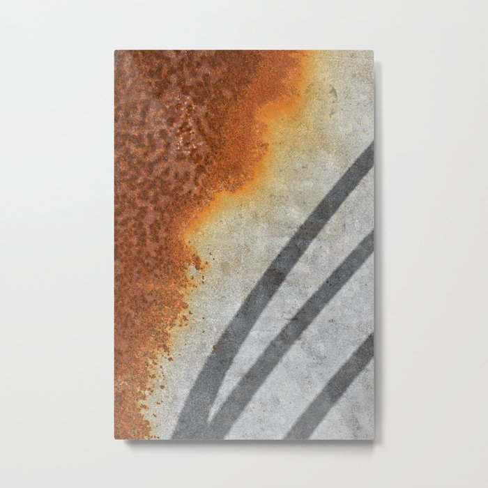 Rust Abstract I Metal Print