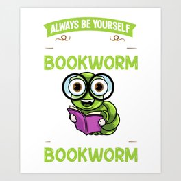 Reader Book Reading Bookworm Librarian Art Print