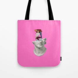 overthinking 2 pink Tote Bag