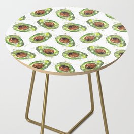 Avocado Splash Side Table