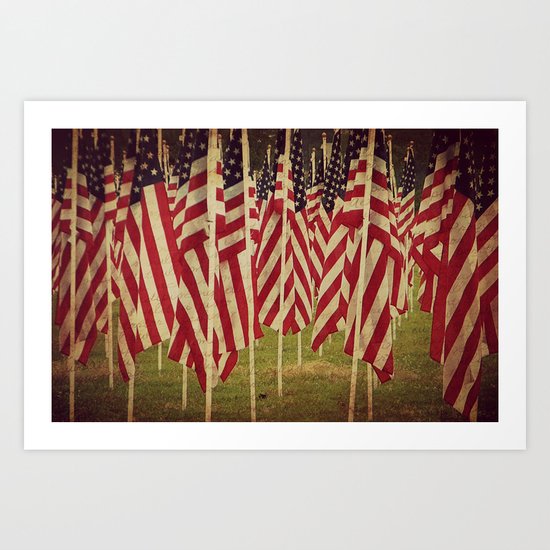 Freedom is Written in Blood Art Print