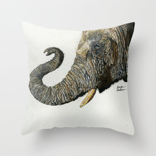 Elephant Cyril Throw Pillow