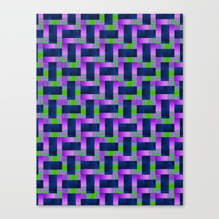 Purple stream Canvas Print