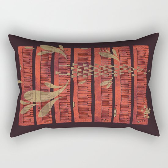 Power Chord Rectangular Pillow