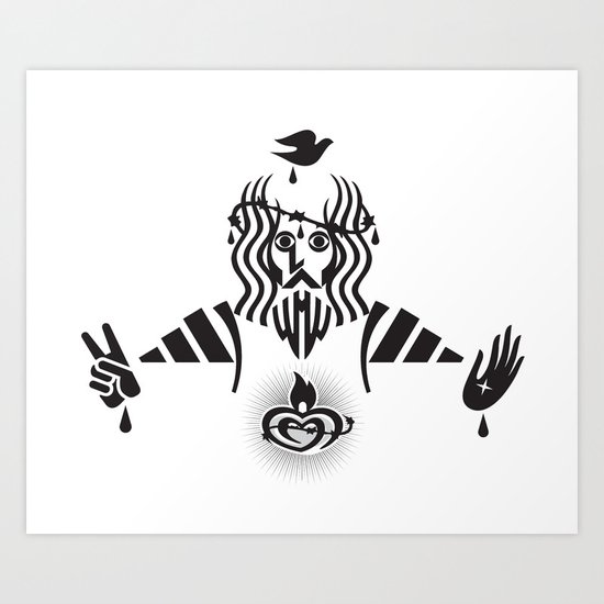 Sacred Heart Art Print