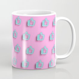 Like icon, Like symbol, pink  Coffee Mug