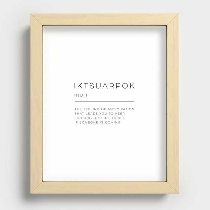 Recessed Framed Print