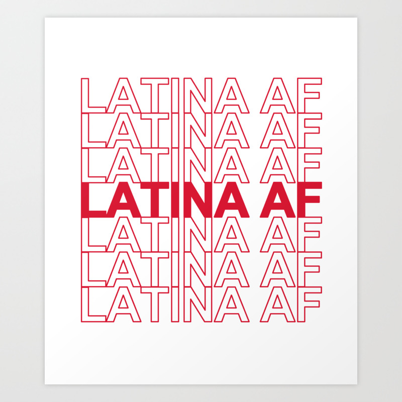 Latina af t shirt clearance