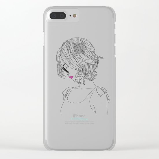 CHICALUNAR Clear iPhone Case