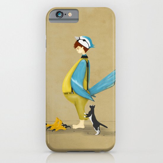 Blue Chickadee iPhone & iPod Case