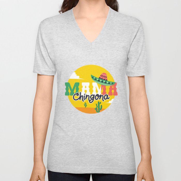 Mother's Day Spanish Quote V Neck T Shirt