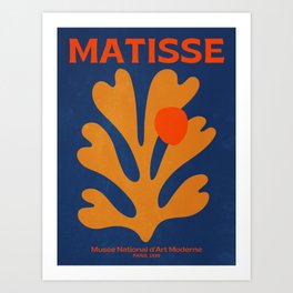 Indigo Sun: Paper Cutouts Matisse Edition Art Print