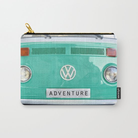 Adventure wolkswagen. Summer dreams. Green Carry-All Pouch