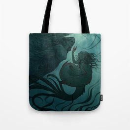 The day a mermaid found a shipwreck Tote Bag
