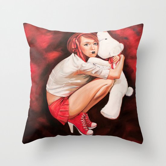 Lines of Me. Snowflake. Throw Pillow