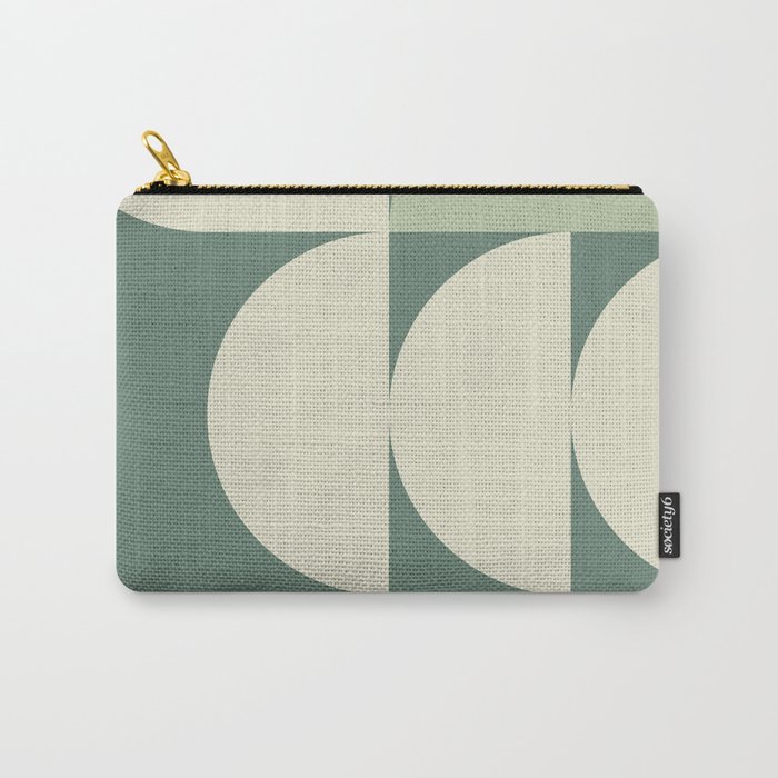 Mid Century Modern Geometric Shapes Carry-All Pouch