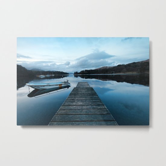 Coniston Jetty Metal Print